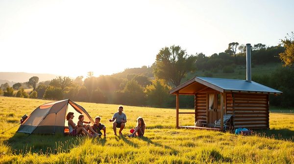 Escapade en famille au camping en drôme provençale